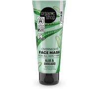 Organic Shop Mascarilla Facial Nocturna Aloe y Aguacate 75 ml