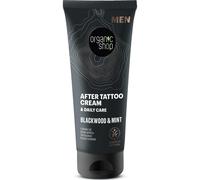 Organic Shop Crema para el cuidado posterior del tatuaje Blackwood y menta para hombre – 75 ml