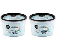 Organic Shop NATURA SIBERICA NOURISHING BLUEBERRY & COTTON MOUSSE CORPORAL ANGEL BLUE 250ML (Paquete de 2)