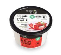 Organic Shop Yogur de Fresa Mousse Corporal - 250 ml