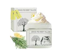 Organic Tallow Balm, Tallow Face Moisturizer, 50ml Pure Tallow Balm For Skin, Grass-fed Tallow Face Cream, Organic Skin Care, Relieves Tightness, Beef Tallow Cream For Face And Body