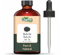Organic Zing Babchi Oil | Pure & Natural Essential Oil for Skincare, Hair Care & Massage - 118ml/3.99fl oz