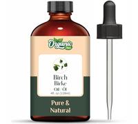 Organic Zing Birch Oil | Pure & Natural Essential Oil for Skincare, Hair Care & Massage - 118ml/3.99fl oz