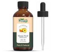 Organic Zing Mango Seed Oil | Pure & Natural Essential Oil for Skincare, Hair Care & Massage - 118ml/3.99fl oz