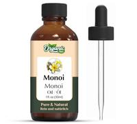 Organic Zing Monoi (Gardenia taitensis) Oil | Pure & Natural Essential Oil for Aroma & Diffusers, Skincare & Haircare - 30 ml/1.01 oz