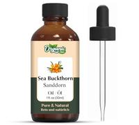 Organic Zing Sea Buckthorn (Hippophae Rhamnoides L) Oil | Pure & Natural Essential Oil for Skincare & Haircare- 30ml/1.01fl oz