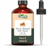 Organic Zing Sweet Almond Oil | Pure & Natural Essential Oil for Skincare, Hair Care & Massage - 118ml/3.99fl oz
