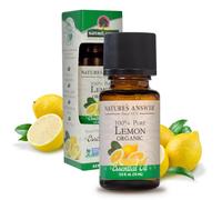 Orgánica de aceite esencial, el 100% puro de limón, 0,5 onzas líquidas (15 ml) - respuesta de la naturaleza