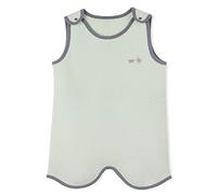 organicboom 100% algodón orgánico pastel bebé dormir acolchado jacquard chaleco suave manta - verde - 110 cm/2-3 años