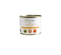 OrganicVet Comida húmeda para Perros con Guisantes y Zanahorias, 6 Unidades (6 x 200 g)