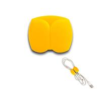 Organisateur de câbles, clips de câble, support de câble pour écouteurs, câble de données USB, support de câble de bureau, gestion des câbles, accessoires de finition multifonctions, amarillo