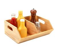 Organisateur de Garde-Manger Empilable | Bacs de Rangement en Bois pour Aliments | Contenants de Stockage pour Cuisine Épicerie Snack Oignon Salle de Bain Maison Optimisation et Ordre Durable