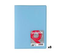 Organiser Folder Grafoplas POLIPLÁS Blue A4 (8 Units)