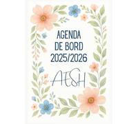 Organiseur AESH 2025/2026: Agenda de Bord AESH 2025 2026| Planificateur Semainier, Planning Annuel & Calendrier Scolaire, 50 Fiches de suivi des élèves en situation de handicap | Format A4.