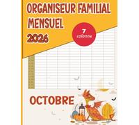 Organiseur Familial 2026 Mensuel: Mon Agenda Familial 2026 - Planificateur hebdomadaire et mensuel pour organiser rendez-vous, repas et tâches de ... Janvier à Décembre 2026) | A4, idée cadeau