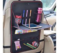 Organiseur siège arrière de voiture organisateur rangement Siège auto voiture auto Protège dossier Auto dos Accoudoirs Sacoche avec table de jeu de voiture multi Sac de voiture bien rangé pour enfant
