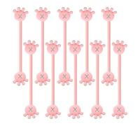 Organistas de cables magnéticos - Craves de silicona 10x Palm, clips de gestión de cables reutilizables, organizadores de cables de silicona en forma de palmera | Librands multipropósito