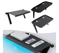 Organiza eficientemente tu espacio con un estante superior ajustable para pantalla de TV multifuncional para el hogar (M sin borde)
