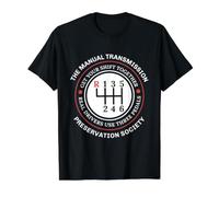 Organiza tu Turno Shift Racing Drag Race Car Guy Racer Camiseta gráfica económica, Hombre, Negro, S
