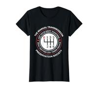 Organiza tu Turno Shift Racing Drag Race Car Guy Racer Camiseta gráfica económica, Mujer, Negro, M