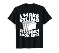 Organización Biblioteca Documentos - Archivista Camiseta