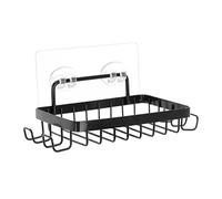Organización de cocina, pasta, soporte para jabonera, jabón de drenaje montado en la pared, para azulejos de baño, jabonera rectangular con perforación, repuesto para soporte de jabón absorbente