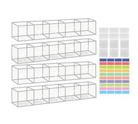 Organización de mostrador de almacenamiento de cocina reutilizable para cafetería Coffsticks Chopsticks Pincel Bosque de agitación | Soporte de paja para la puerta del gabinete, dispensador de pajitas