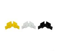 Organización de palés fácil de elegir entre nuestros juegos configurables de doce o veinticuatro accesorios de bandeja robustos (12 piezas, blanco)