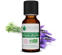 Organización orgánica de Lavends officinal - 100% puro y natural - HEBBD y ECOCERT - Uso versátil - Resolver el aceite esencial con perfume fresco - 5 ml - chicos