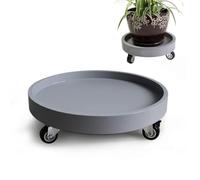 Organizador ajustable para plantas con ruedas, soporte resistente para macetas para interiores y exteriores para una fácil movilidad y reubicación de plantas, perfecto para decoración de jardín y