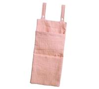 Organizador Algodón Guardería Para Cunas Con Amplia Sección Almacenamiento Pañales Juguete Bolsillo Para Bebés Bolsas Colgantes Cama