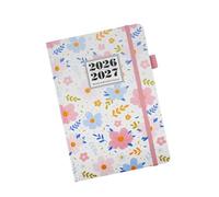 Organizador anual 2026, cuaderno de gestión del tiempo, planificador diario para viajeros con diseños de planificación estructurada, organizadores de tareas, cuaderno