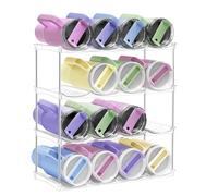 Organizador apilable de botellas de agua para vaso Stanley de 40 onzas, soporte para botella de agua para armario, organizadores de cocina y almacenamiento para accesorios de taza Stanley (16 botellas