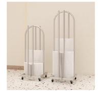 Organizador apilador de Perchas de Ropa de Metal con Ruedas para facilitar el Movimiento, Ideal para centros comerciales, Tiendas especializadas y lavanderías