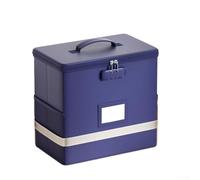 Organizador Archivos Plegable con Candado Combinación | vidrio recubierta silicona, soporta 2000°F, impermeable, cierre doble para cremallera, hogar oficina