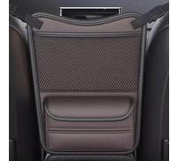 Organizador Asiento Coche para Dacia Dokker/Duster/Jogger/Lodgy/Logan/Sandero/Solenza/Spring, Bolsa de Almacenamiento Duradera para Colgar en el Asiento Delantero de Gran Capacidad,D Brown