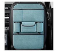 Organizador Asiento Coche para Ford Edge C-MAX Farris Ecosport Escape, Organizador Asiento Coche Niños, Universal Multi-Bolsillo Protector Trasero, Fácil de Limpiar Organizador(Cyan,One)