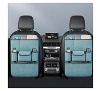 Organizador Asiento Coche para Ford Edge C-MAX Farris Ecosport Escape, Organizador Asiento Coche Niños, Universal Multi-Bolsillo Protector Trasero, Fácil de Limpiar Organizador(Cyan,Two)