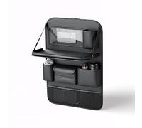 Organizador Asiento Coche, para Ford Ford F-Class 2011-2018 MK3 Organizador Asiento Trasero Niños, Almacenamiento Multifuncional,Gran Capacidad,A Black