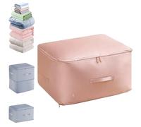 Organizador autocomprimible que ahorra espacio, organizador de compresión que ahorra espacio para edredones, ropa y textiles, resistente al agua y al polvo (rosa x 1, L)
