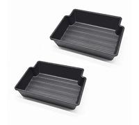 Organizador Bajo Asiento para Citroen C3-XR 2014-2023 | Set de 2 Cajas de Almacenamiento para Asientos Delanteros, Compartimento Oculto para Zona de Pies, Organizador Interior