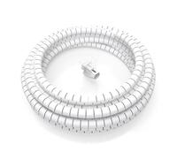 Organizador de cables AISENS A151-0918 2m blanco plástico alta resistencia hasta 25mm adaptador