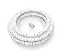 Organizador de Cables en Espiral AISENS A151-0919 3m Blanco Adaptador Incluido