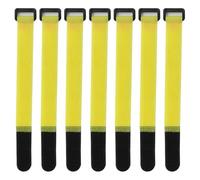 Organizador Cables 50 Uds. Correas de Cable sujeción reutilizables longitud 200 300 500mm gancho y lazo autoadhesivo(Yellow x 50Pcs,20mm x 300mm)