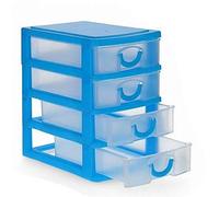 Organizador cajonera mini 4 cajones Medidas 9 X 13 X 15 CM