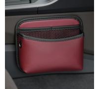 Organizador Coche Asiento para Mini John Cooper Works F54 F55 F56 F57 F60 4 Doors, Bolsa Lateral Asiento de Cuero PU, Bolsa de Almacenamiento Universal Coche, para Teléfono, Llaves y Accesorios