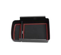 Organizador Coche Consola Central Del Coche Caja Reposabrazos Almacenamiento Bandeja Accesorios Ordenación Interior Compatible Con Chevy Para Chevrolet Para Trax RS 2024 2025(RED)