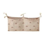 Organizador Colgante Para Cuna: Carrito Junto A La Cama Para Guardería, Para Guardar Pañales Para Bebés, Accesorio Portátil Para Cuna, Soporte De Bolsillo De Gran Capacidad Con Correa Resistente