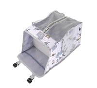 Organizador Colgante para Cuna con Diseño de Animales, Tela Suave para Bebés, Almacenamiento Múltiple con Bolsillos, Apilador de Pañales para Guardería y Cambiador, Adecuado