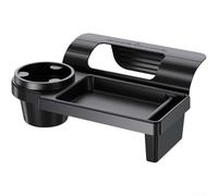 Organizador colgante para puerta de coche con portavasos y soporte para teléfono para mantener el orden en interiores compactos